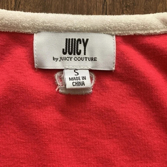 Juicy Couture Towel Terry Set Tank & Shorts Size Small NWT - Picture 7 of 10
